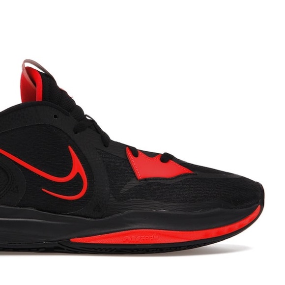 NIKE Kyrie Low 5 black bright crimson basketball shoes size men’s 8 - Picture 5 of 15